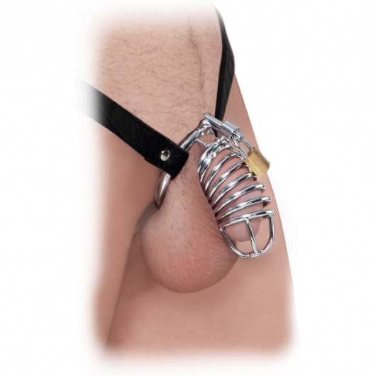 Кольцо верности Extreme Chastity Belt с фиксацией головки - Pipedream - купить с доставкой в Калуге