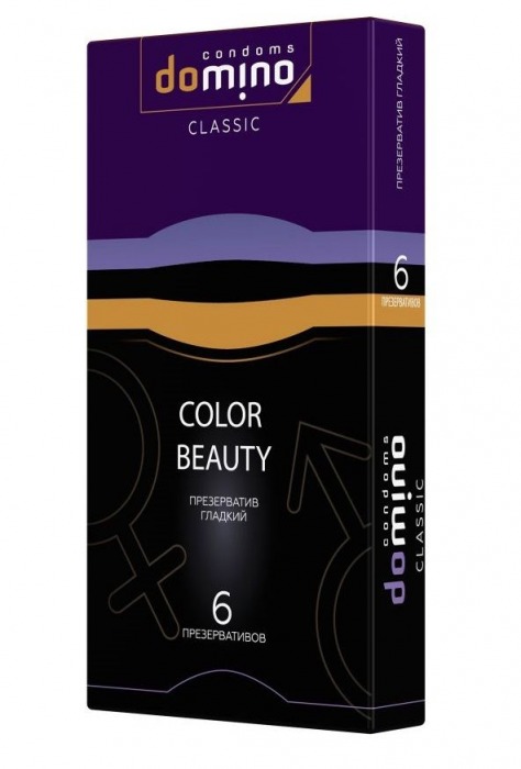 Разноцветные презервативы DOMINO Colour Beauty - 6 шт. - Domino - купить с доставкой в Калуге