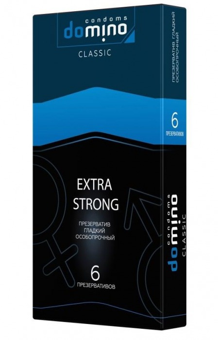 Суперпрочные презервативы DOMINO Extra Strong - 6 шт. - Domino - купить с доставкой в Калуге