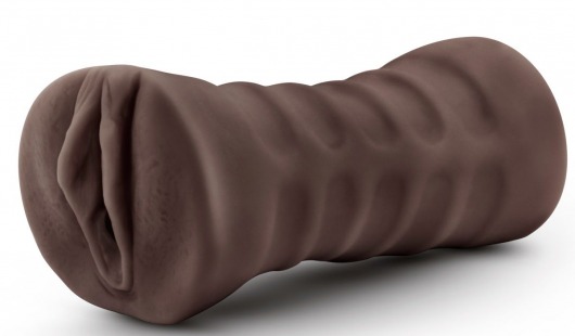 Коричневый мастурбатор-вагина Hot Chocolate Brianna - Blush Novelties - в Калуге купить с доставкой