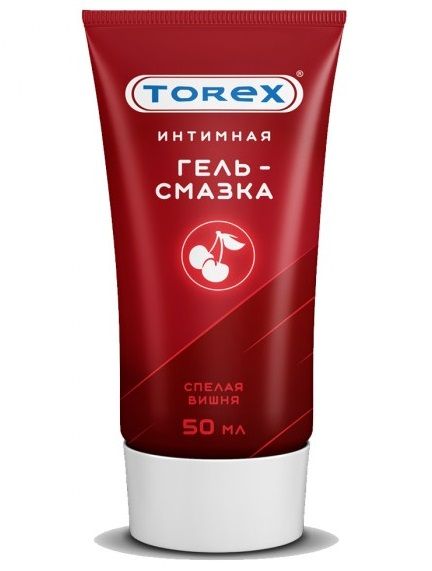 Смазка на водной основе TOREX  Спелая вишня  - 50 мл. - Torex - купить с доставкой в Калуге