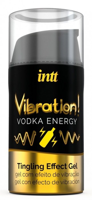 Жидкий интимный гель с эффектом вибрации Vibration! Vodka Energy - 15 мл. - INTT - купить с доставкой в Калуге