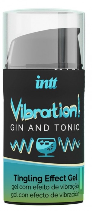 Жидкий интимный гель с эффектом вибрации Vibration! Gin   Tonic - 15 мл. - INTT - купить с доставкой в Калуге