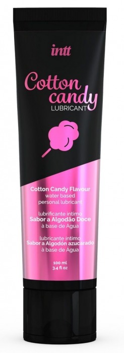 Интимный гель на водной основе Cotton Candy Lubricant - 100 мл. - INTT - купить с доставкой в Калуге