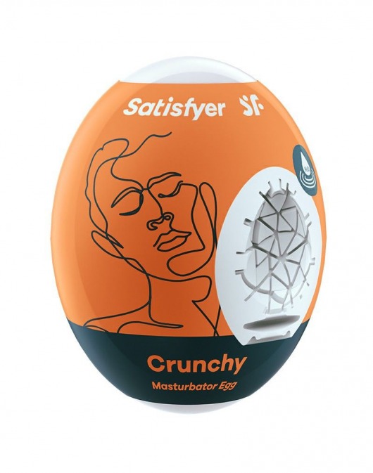 Мастурбатор-яйцо Satisfyer Crunchy Mini Masturbator - Satisfyer - в Калуге купить с доставкой