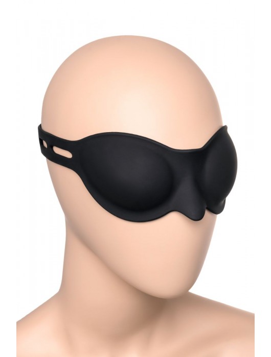 Черная плотная силиконовая маска - ToyFa - купить с доставкой в Калуге
