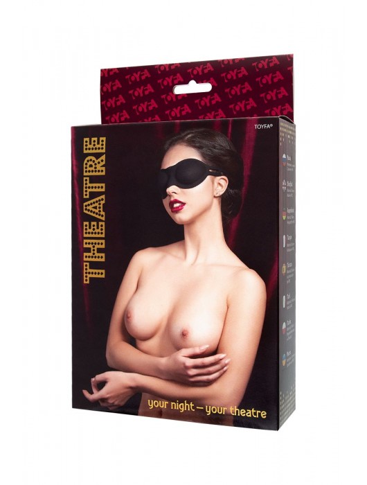 Черная плотная силиконовая маска - ToyFa - купить с доставкой в Калуге