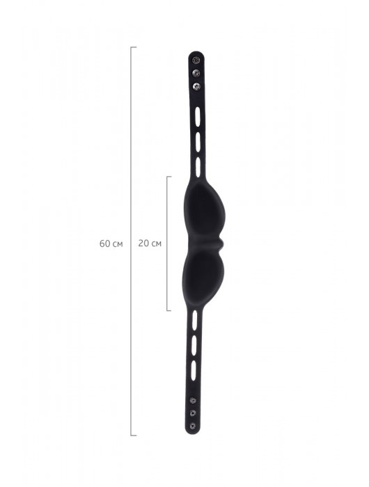 Черная плотная силиконовая маска - ToyFa - купить с доставкой в Калуге