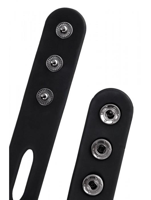 Черная плотная силиконовая маска - ToyFa - купить с доставкой в Калуге