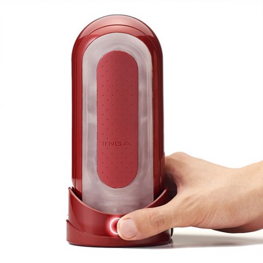 Красный мастурбатор Flip Zero Red   Warmer с подогревом - Tenga - в Калуге купить с доставкой