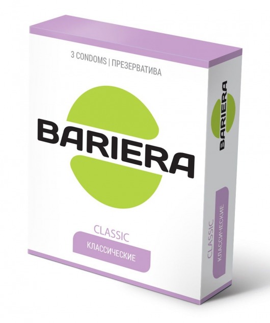 Классические презервативы Bariera Classic - 3 шт. - Bariera - купить с доставкой в Калуге