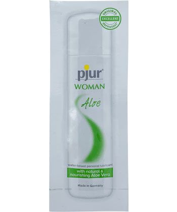 Лубрикант на водной основе pjur WOMAN Aloe - 2 мл. - Pjur - купить с доставкой в Калуге