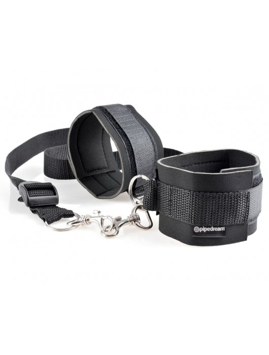 Набор для бондажа Cuff And Tether Set - Pipedream - купить с доставкой в Калуге