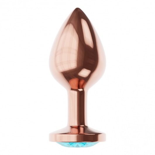 Пробка цвета розового золота с малиновым кристаллом Diamond Topaz Shine L - 8,3 см. - Lola Games - купить с доставкой в Калуге