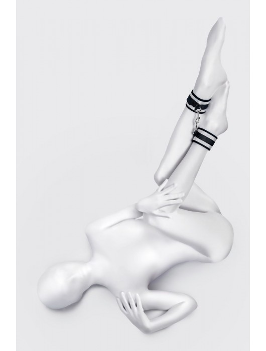 Серебристо-черные оковы Anonymo - ToyFa - купить с доставкой в Калуге