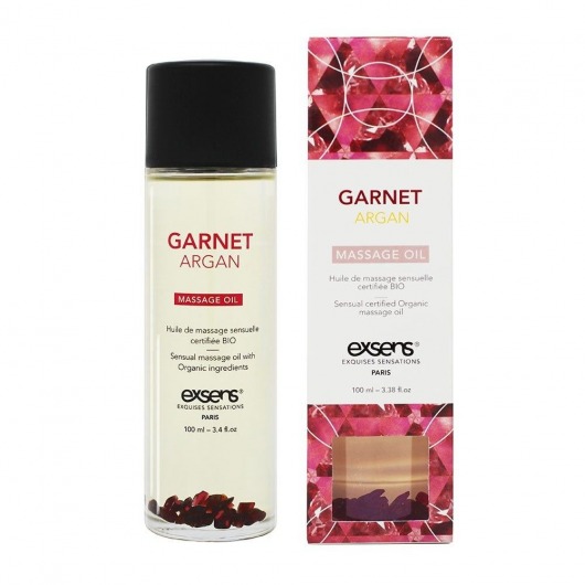 Органическое массажное масло GARNET ARGAN - 100 мл. - Exsens - купить с доставкой в Калуге