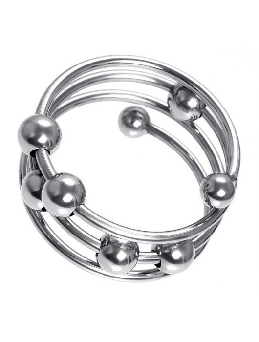 Большое металлическое кольцо под головку пениса - ToyFa - купить с доставкой в Калуге