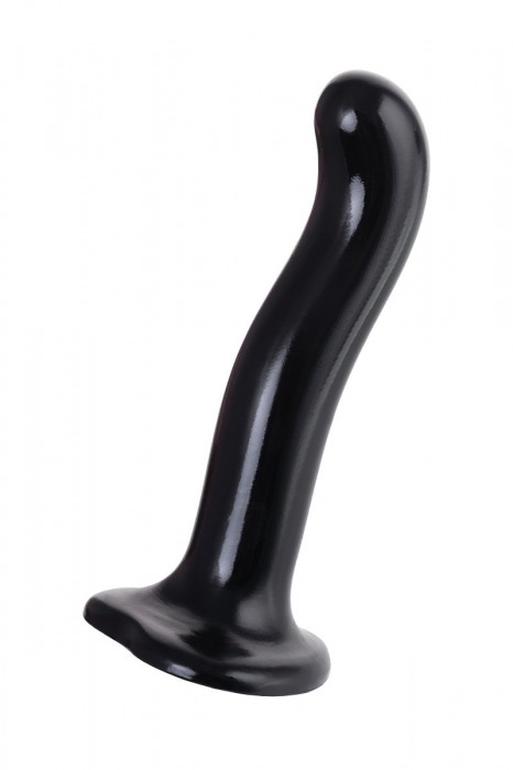 Черный стимулятор для пар P G-Spot Dildo Size M - 18 см. - Strap-on-me - в Калуге купить с доставкой