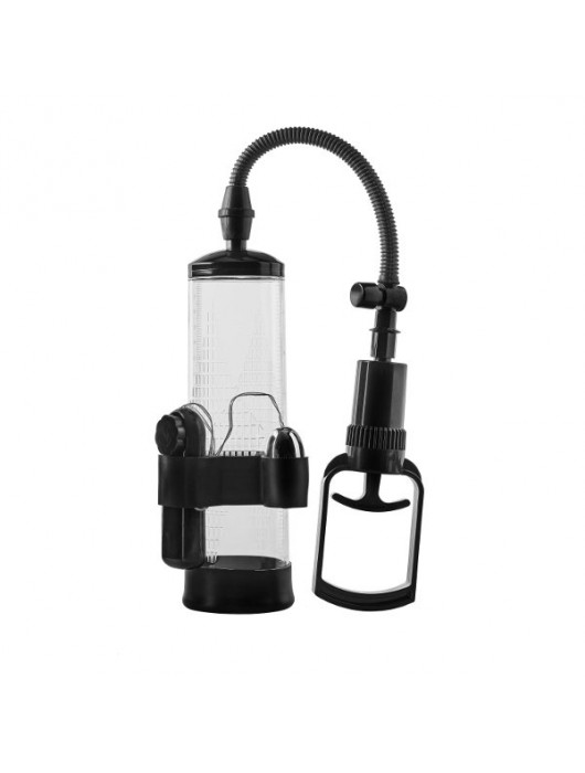 Прозрачная вакуумная помпа с вибрацией Vibrating Penis Pump - Dream Toys - в Калуге купить с доставкой