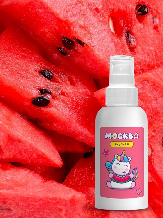 Универсальная смазка с ароматом арбуза  Москва Вкусная  - 100 мл. - Москва - купить с доставкой в Калуге