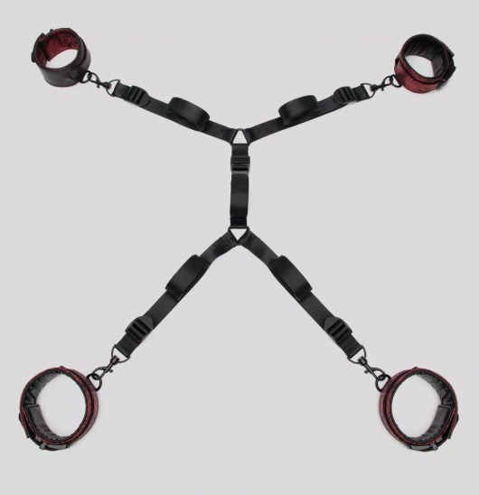 Изысканный набор фиксаций на кровати Reversible Under Mattress Restraint Set - Fifty Shades of Grey - купить с доставкой в Калуге