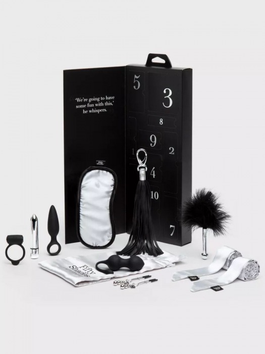 Эротический набор Pleasure Overload 10 Days of Play Gift Set - Fifty Shades of Grey - купить с доставкой в Калуге