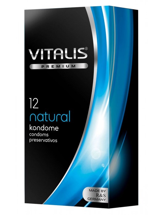 Классические презервативы VITALIS PREMIUM natural - 12 шт. - Vitalis - купить с доставкой в Калуге