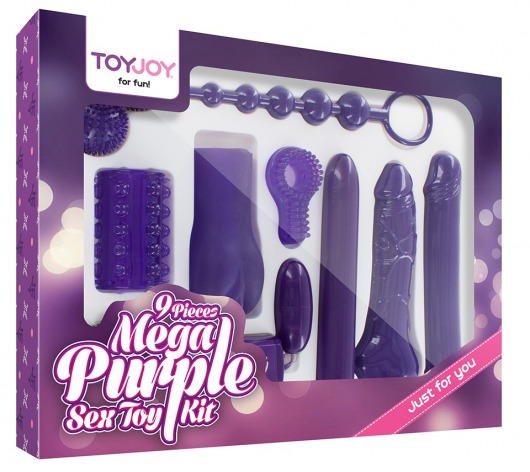 Эротический набор Toy Joy Mega Purple - Toy Joy - купить с доставкой в Калуге
