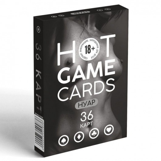 Игральные карты HOT GAME CARDS НУАР - 36 шт. - Сима-Ленд - купить с доставкой в Калуге