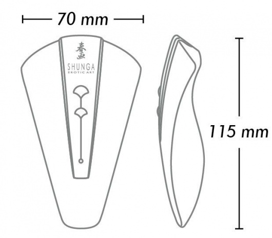 Черный клиторальный вибростимулятор OBI - Shunga