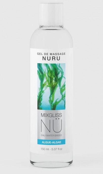 Массажный гель на водной основе Mixgliss NU Algae - 150 мл. - Mixgliss - купить с доставкой в Калуге