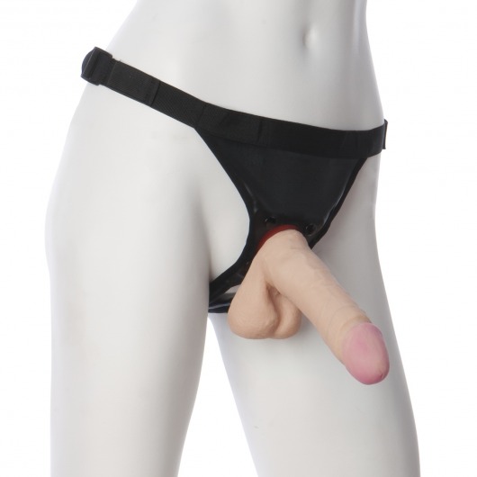 Трусики с насадкой Vac-U-Lock Set 7  ULTRASKYN Ultra Harness - 17,3 см. - Doc Johnson - купить с доставкой в Калуге