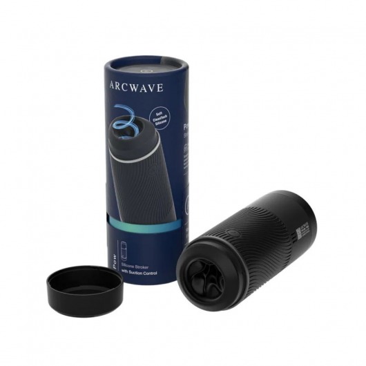 Черный мастурбатор с контролем всасывания Arcwave Pow Stroker - Arcwave - в Калуге купить с доставкой