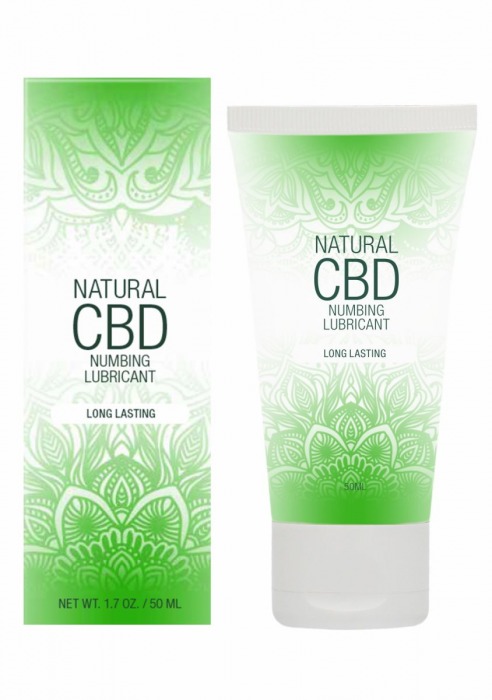 Лубрикант с пролонгирующим эффектом Natural CBD Numbing Lubricant - 50 мл. - Shots Media BV - купить с доставкой в Калуге