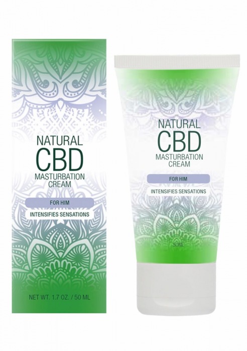 Крем для мастурбации для мужчин Natural CBD Masturbation Cream For Him - 50 мл. - Shots Media BV - купить с доставкой в Калуге