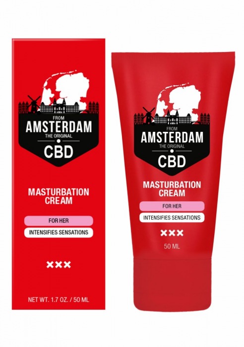 Крем для мастурбации для женщин CBD from Amsterdam Masturbation Cream For Her - 50 мл. - Shots Media BV - купить с доставкой в Калуге