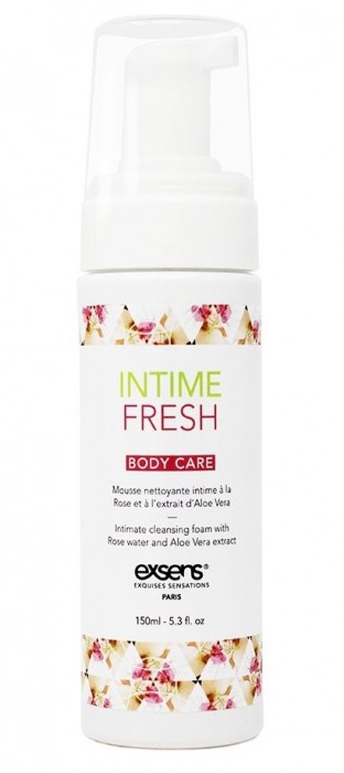 Органическая интимная очищающая пенка Intime Fresh - 150 мл. - Exsens - купить с доставкой в Калуге