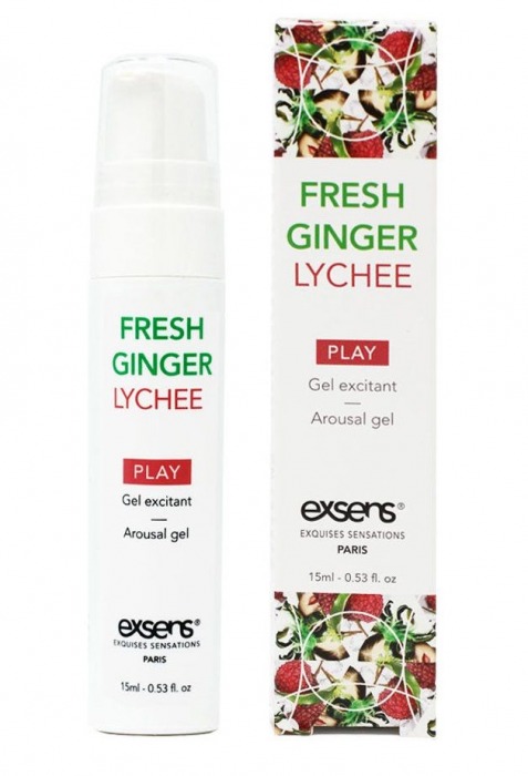 Возбуждающий гель Fresh Ginger Lychee Arousal Gel - 15 мл. - Exsens - купить с доставкой в Калуге