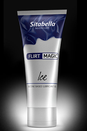 Силиконовая гель-смазка FLIRT MAGIC Ice с лёгким пролонгирующим эффектом - 75 мл. - Sitabella - купить с доставкой в Калуге