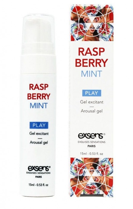 Возбуждающий гель Raspberry Mint с ароматом малины и мяты - 15 мл. - Exsens - купить с доставкой в Калуге