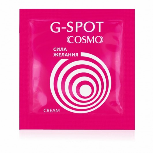 Стимулирующий интимный крем для женщин Cosmo G-spot - 2 гр. - Биоритм - купить с доставкой в Калуге