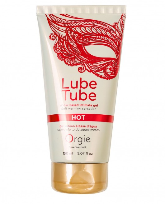 Интимный гель на водной основе Lube Tube Hot с разогревающим эффектом - 150 мл. - ORGIE - купить с доставкой в Калуге