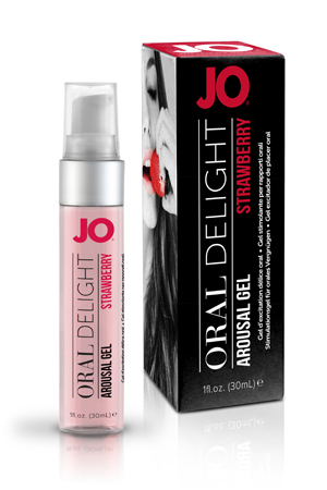 Клубничный лубрикант для оральных ласк Oral Delight Strawberry Sensation - 30 мл. - System JO - купить с доставкой в Калуге