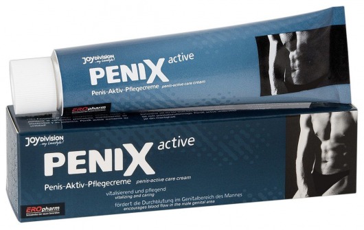 Возбуждающий крем для мужчин PeniX active - 75 мл. - Joy Division - купить с доставкой в Калуге