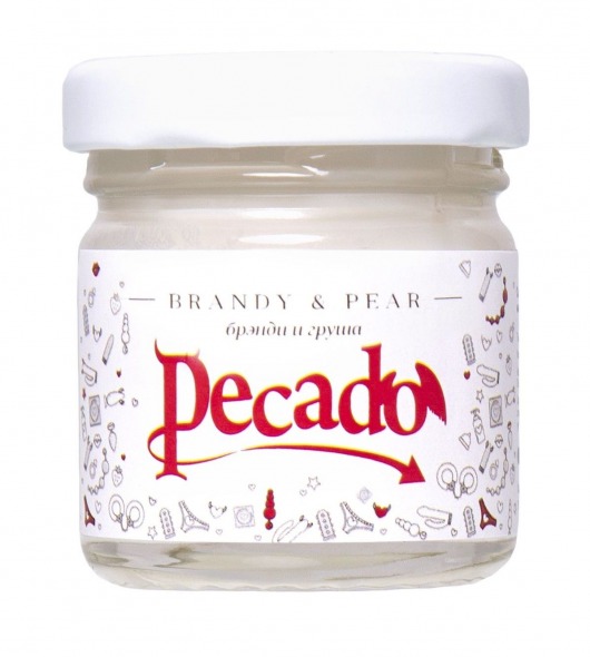 Массажная свеча Brandy   Pear - 35 мл. - Pecado - купить с доставкой в Калуге