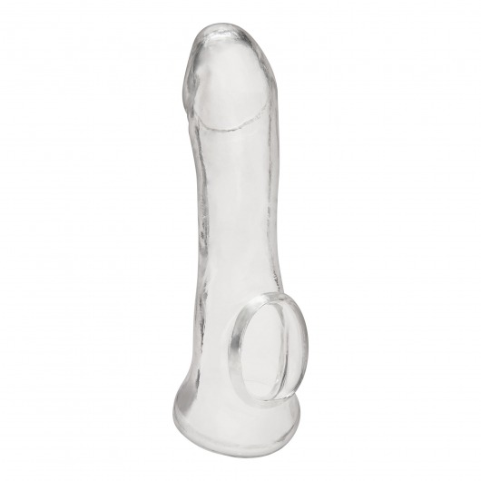 Прозрачная насадка на пенис Transparent Penis Enhancing Sleeve Extension - 15,9 см. - BlueLine - в Калуге купить с доставкой