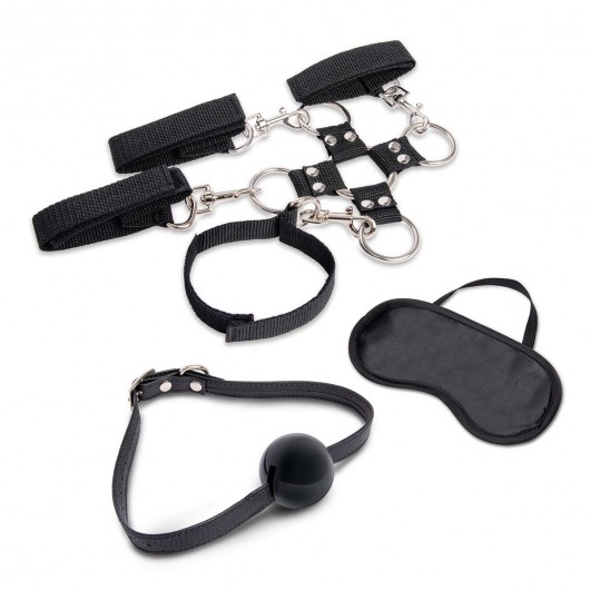 Набор для фиксации из 7 предметов Hogtie   Ball Gag Kit - Lux Fetish - купить с доставкой в Калуге