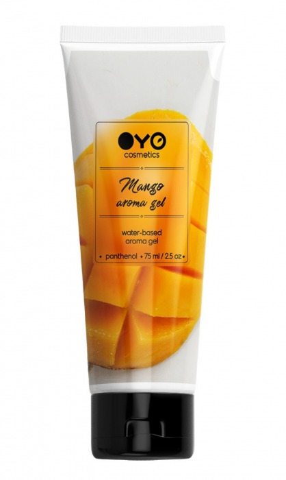 Лубрикант на водной основе OYO Aroma Gel Mango с ароматом манго - 75 мл. - OYO - купить с доставкой в Калуге