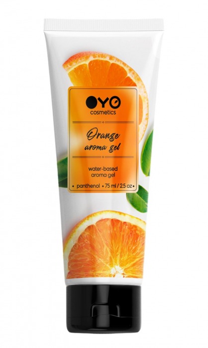 Лубрикант на водной основе OYO Aroma Gel Orange с ароматом апельсина - 75 мл. - OYO - купить с доставкой в Калуге