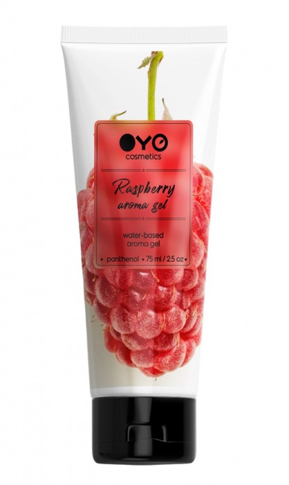 Лубрикант на водной основе OYO Aroma Gel Raspberry с ароматом малины - 75 мл. - OYO - купить с доставкой в Калуге